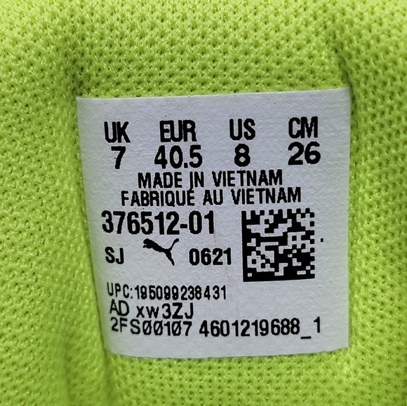 Puma Court Rider 1 LaMelo Ball Basketball Shoes Yellow 376512‑01 Men Size 8 New - Picture 4 of 10